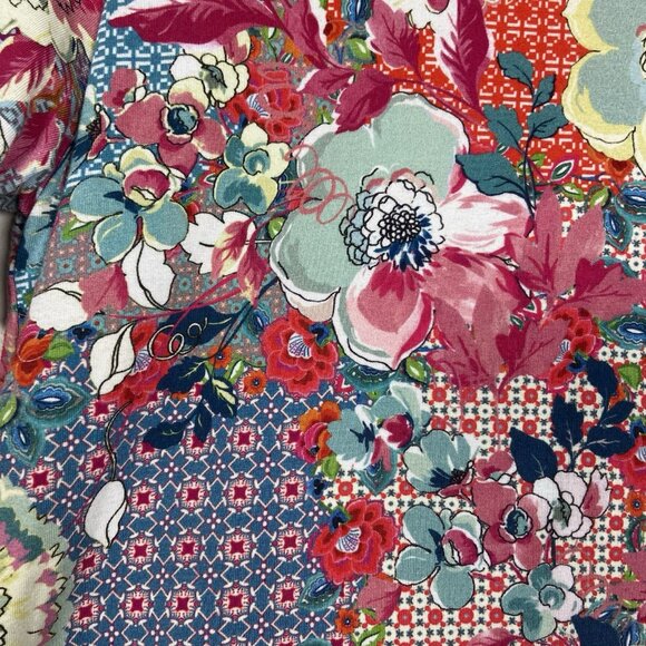 Johnny‎ Was Top Lubello Favorite Bamboo Shirt Short Sleeve Woman's Size Xxs Boho - Picture 5 of 8